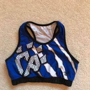 Cheer athletics reversible sports bra